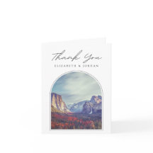 Yosemite Blank Dankeschön Karte