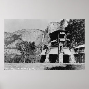 Yosemite, CA - The Ahwahnee Lodge and Valley Poster