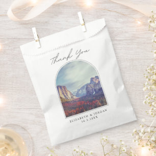 Yosemite California Gastgeschenk Hochzeit Danke Fo Geschenktütchen