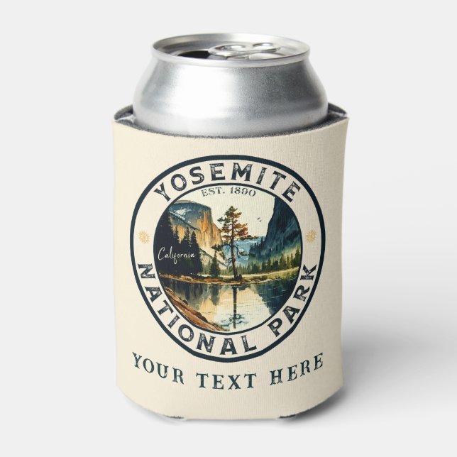 Yosemite California Wasserfarbe CUSTOM Dosenkühler (Kanne Vorderseite)