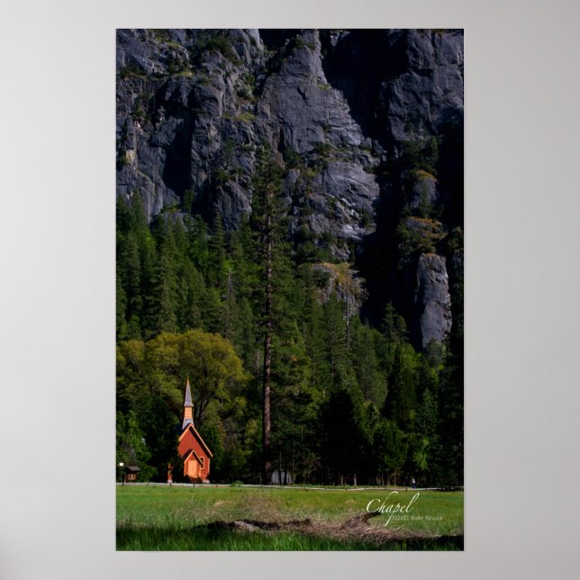 Yosemite Chapel Poster (Vorne)