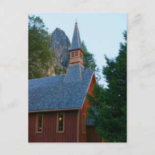 Yosemite Chapel Postkarte