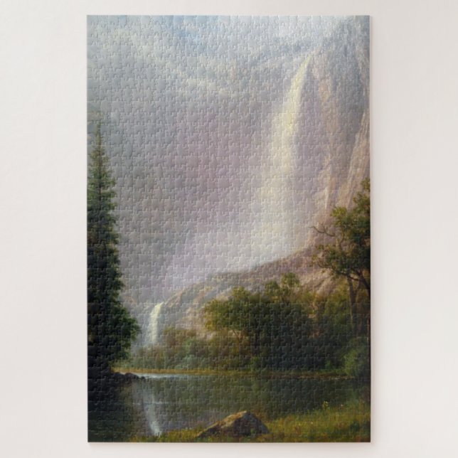 Yosemite Falls, Albert Bierstadt (Vertikal)