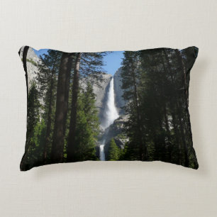 Yosemite Falls and Woods Landscape Fotografy Dekokissen