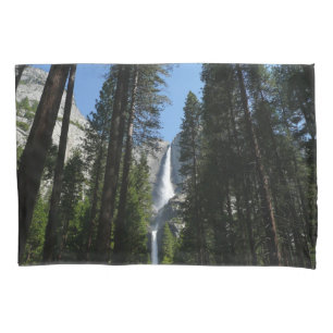 Yosemite Falls and Woods Landscape Fotografy Kissenbezug