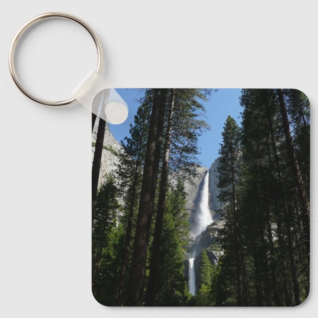 Yosemite Falls and Woods Landscape Fotografy Schlüsselanhänger (Vorderseite)