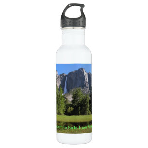 Yosemite Falls aus dem Tal in Kalifornien Edelstahlflasche