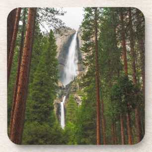 Yosemite Falls durch den Wald Getränkeuntersetzer