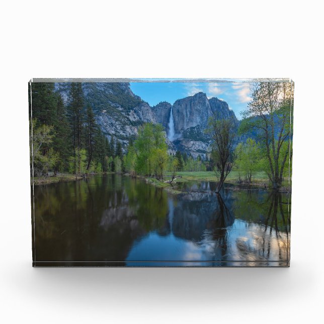 Yosemite Falls Fotoblock (Vorderseite)