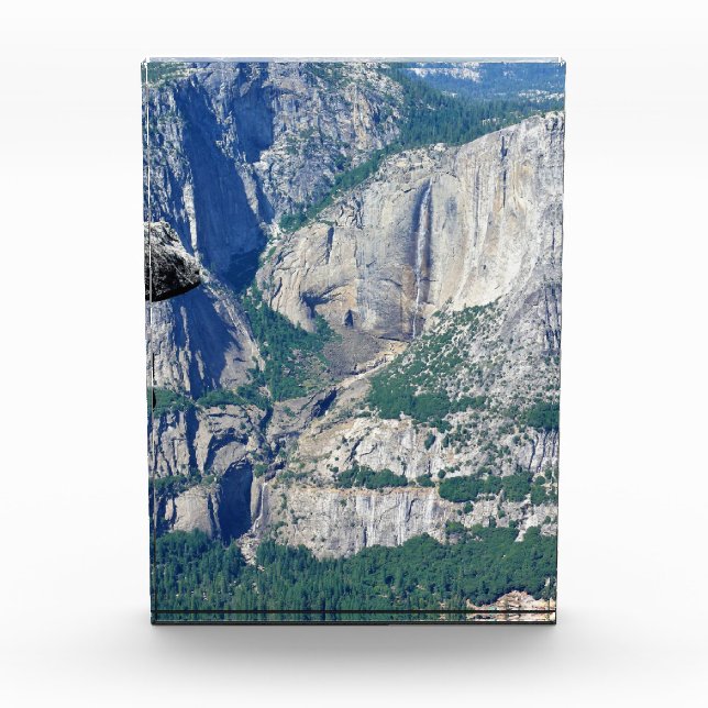Yosemite Falls from Glacier Point, CA Fotoblock (Vorderseite)
