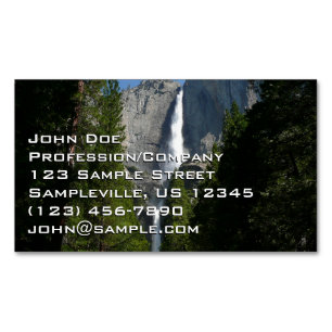 Yosemite Falls II aus dem Yosemite Nationalpark Magnetische Visitenkarte