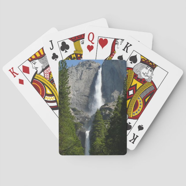Yosemite Falls II aus dem Yosemite Nationalpark Spielkarten (Rückseite)