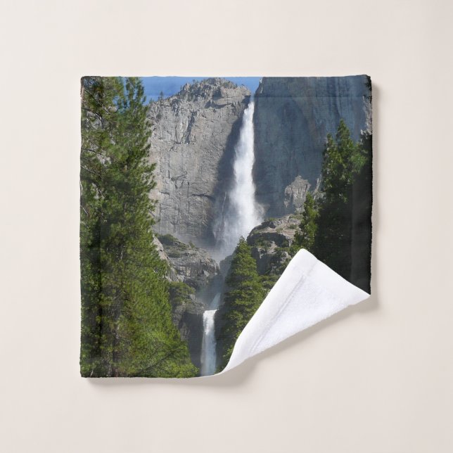 Yosemite Falls II aus dem Yosemite Nationalpark Waschlappen (Waschlappen)
