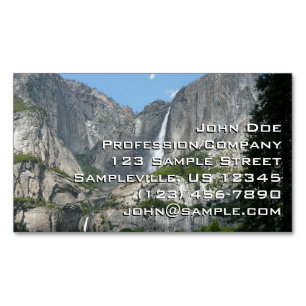 Yosemite Falls III aus dem Yosemite National Park Magnetische Visitenkarte