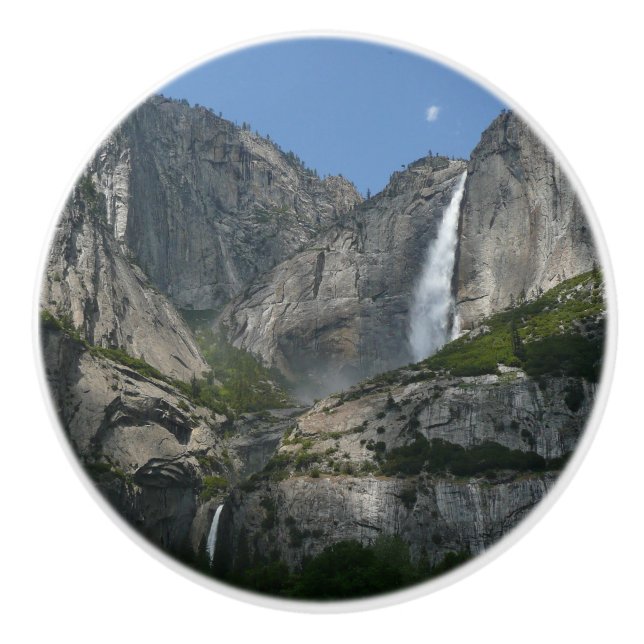 Yosemite Falls III aus dem Yosemite Nationalpark Keramikknauf (Vorderseite)