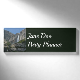 Yosemite Falls III aus dem Yosemite-Nationalpark Namenschild