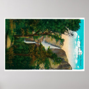 Yosemite Falls in Yosemite, Kalifornien Poster