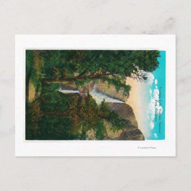 Yosemite Falls in Yosemite, Kalifornien Postkarte (Vorderseite)