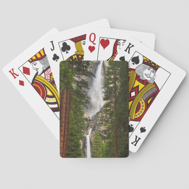 Yosemite Falls, Kalifornien Spielkarten (Rückseite)