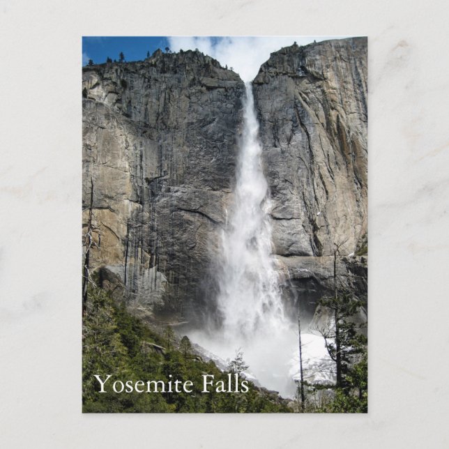 Yosemite Falls Postcard Postkarte (Vorderseite)
