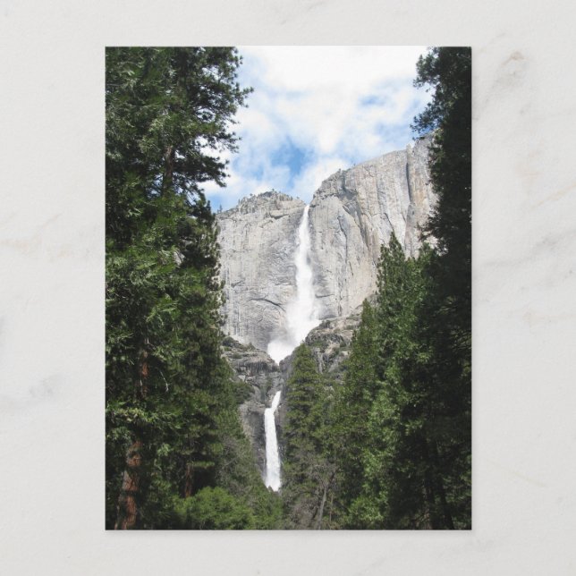 Yosemite Falls Postkarte (Vorderseite)