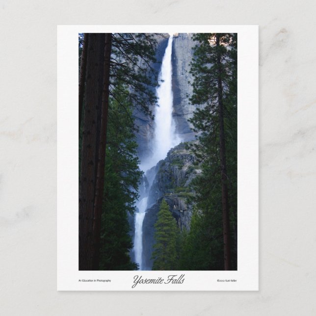 Yosemite Falls Prints Postkarte (Vorderseite)