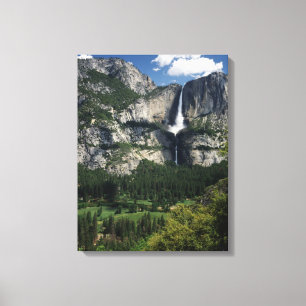 Yosemite Falls und Valley Leinwanddruck