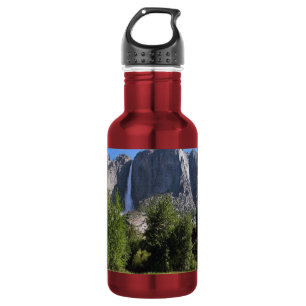 Yosemite Falls vom Tal in Kalifornien Edelstahlflasche