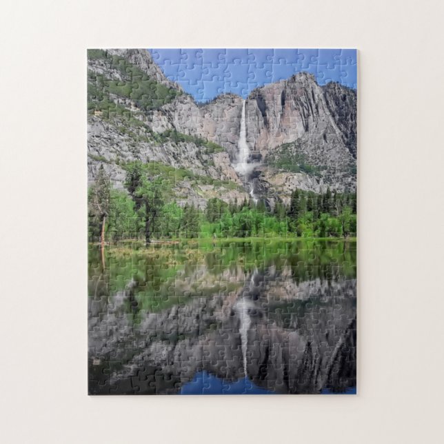 Yosemite- Fallsreflexion (Vertikal)