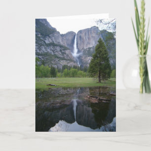 Yosemite- Fallsreflexion Karte
