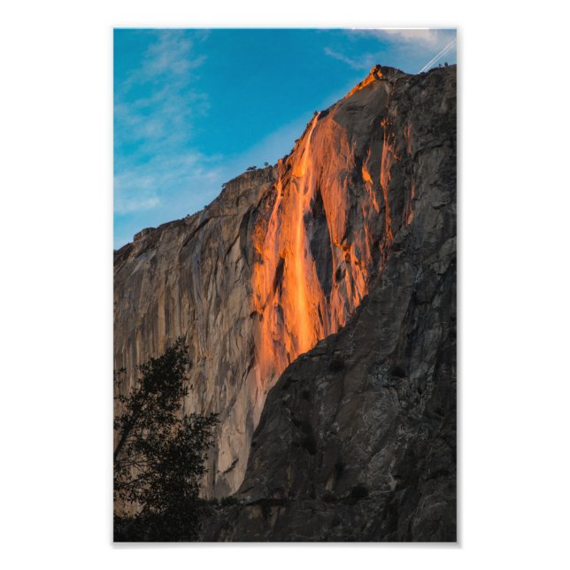 Yosemite Firefall Fotodruck (Vorne)