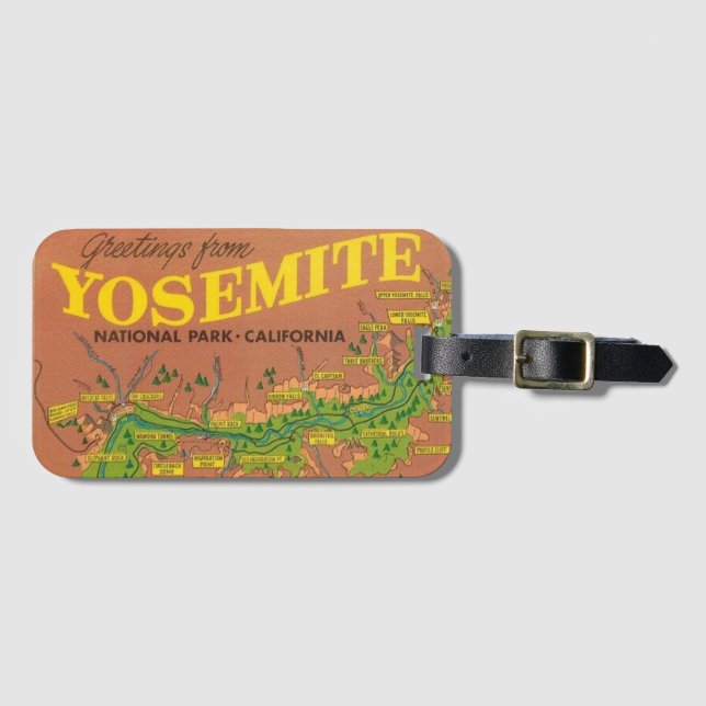 Yosemite Gepäckanhänger (Vorderseite (Horizontal))