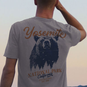 Yosemite Grizzly Bear California Nationalpark T-Shirt