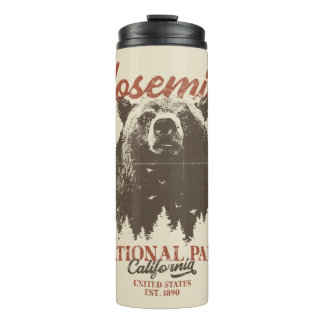 Yosemite Grizzly Bear California Nationalpark Thermosbecher
