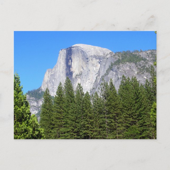 Yosemite Half Dome Postkarte (Vorderseite)