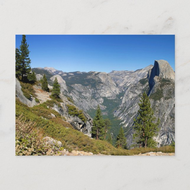 Yosemite Half Dome Postkarte (Vorderseite)