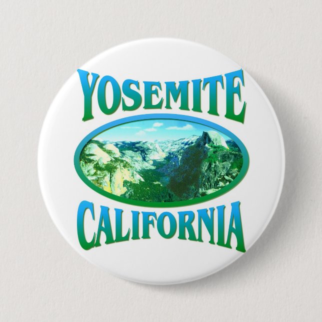 Yosemite Kalifornien Button (Vorderseite)