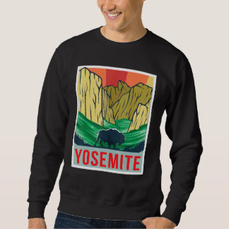 Yosemite Kalifornien Souvenir Nationalpark Wandern Sweatshirt