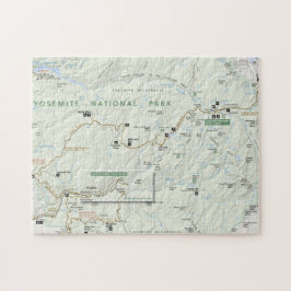 Yosemite-Kartenpuzzlespiel