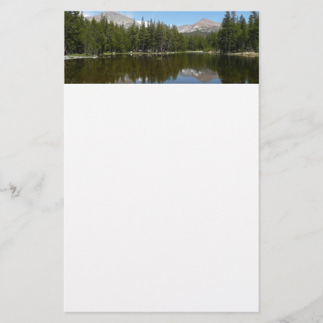 Yosemite Lake Reflection Briefpapier (Vorderseite)