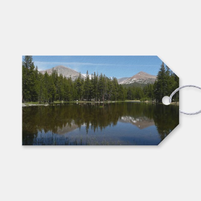 Yosemite Lake Reflection Geschenkanhänger (Vorderseite (Horizontal))