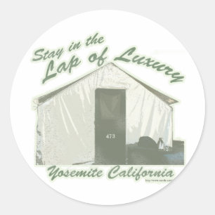 Yosemite-Luxus Runder Aufkleber