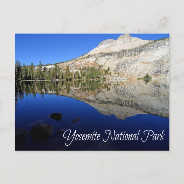 Yosemite, May Lake Mt Hoffmann California Postcard Postkarte (Vorderseite)