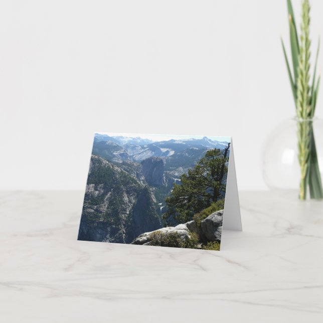 Yosemite Mountain View im Yosemite Nationalpark Karte (Vorderseite)