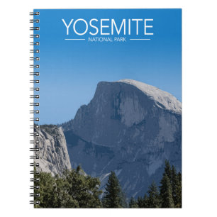 Yosemite National, California Park Stilisierte Rei Notizblock