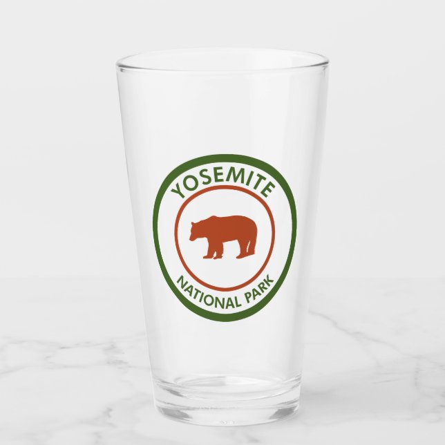Yosemite National Park Bear Glas (Vorderseite)