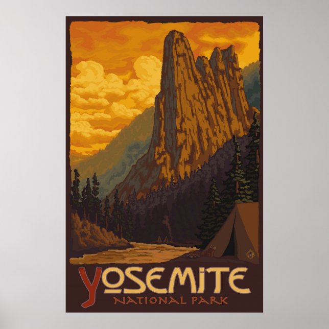Yosemite National Park, CA - Sentinel Rock Poster (Vorne)