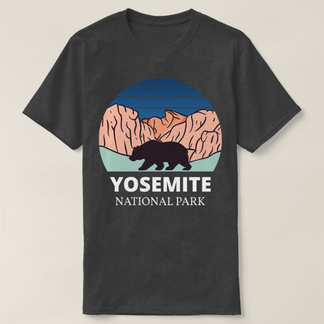 Yosemite National Park California I T-Shirt (Design vorne)