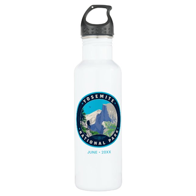 Yosemite National Park Edelstahlflasche (Vorderseite)