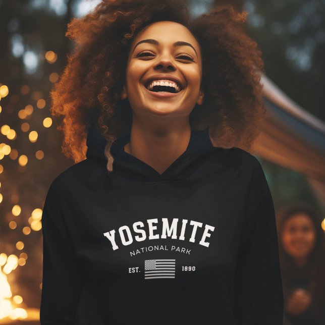 Yosemite National Park Forest Landscape Photo Hoodie (Von Creator hochgeladen)